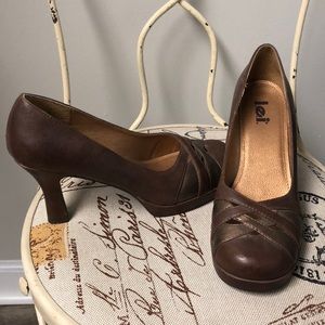 Brown heels